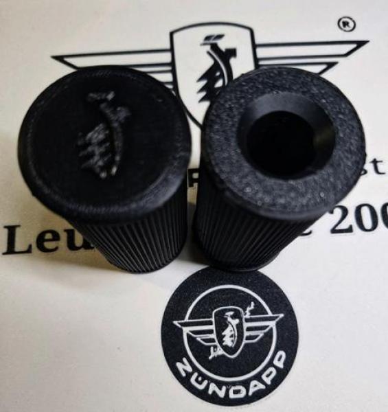 Zündapp Fußrastengummis – 2er-Set für Typ 517, 529 & 530 TPU 433-14.119